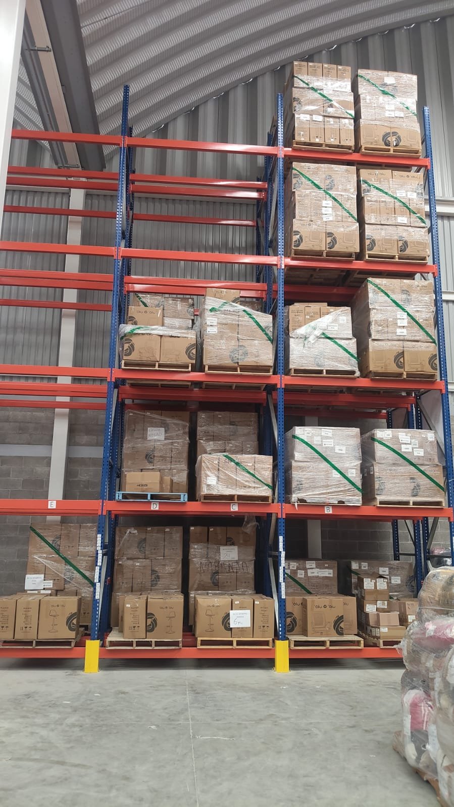 Inventario en almacén FASTMADE